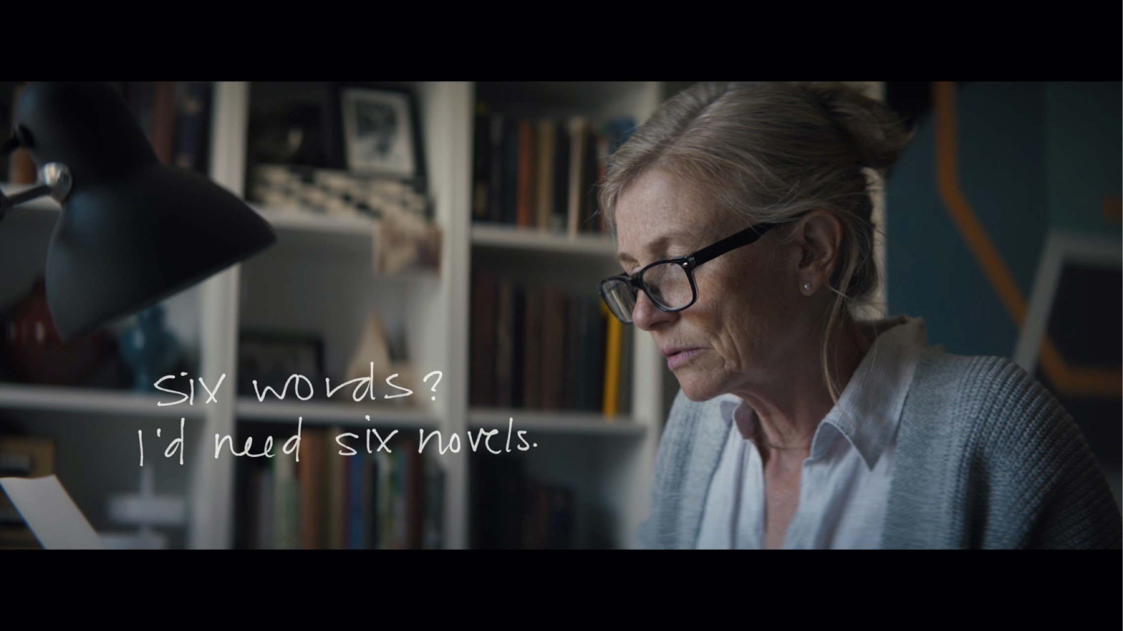 Click to play one of the "Six Words" television advertisements.