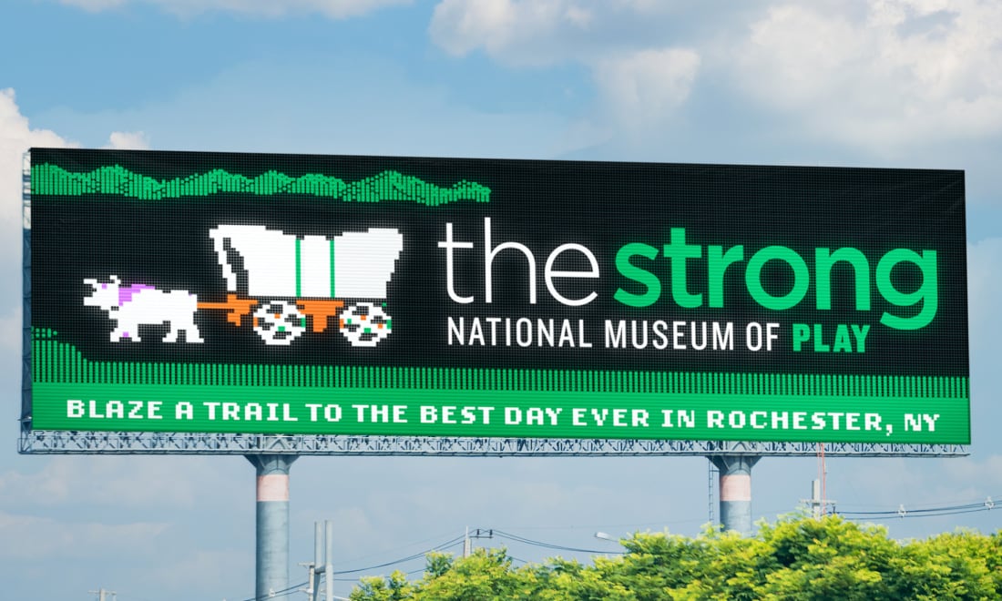 Strong Crayon billboard